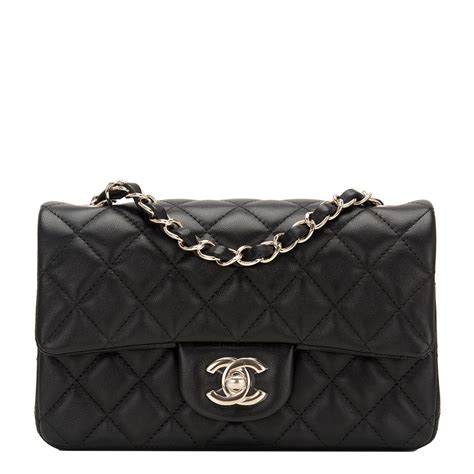 chanel rectangulamini lambskin|Mini classic handbag, Lambskin & gold.